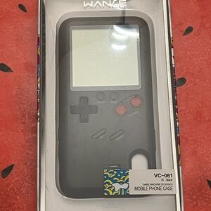 iPhone X phone case / Black Handheld Console Retro Gaming Device
